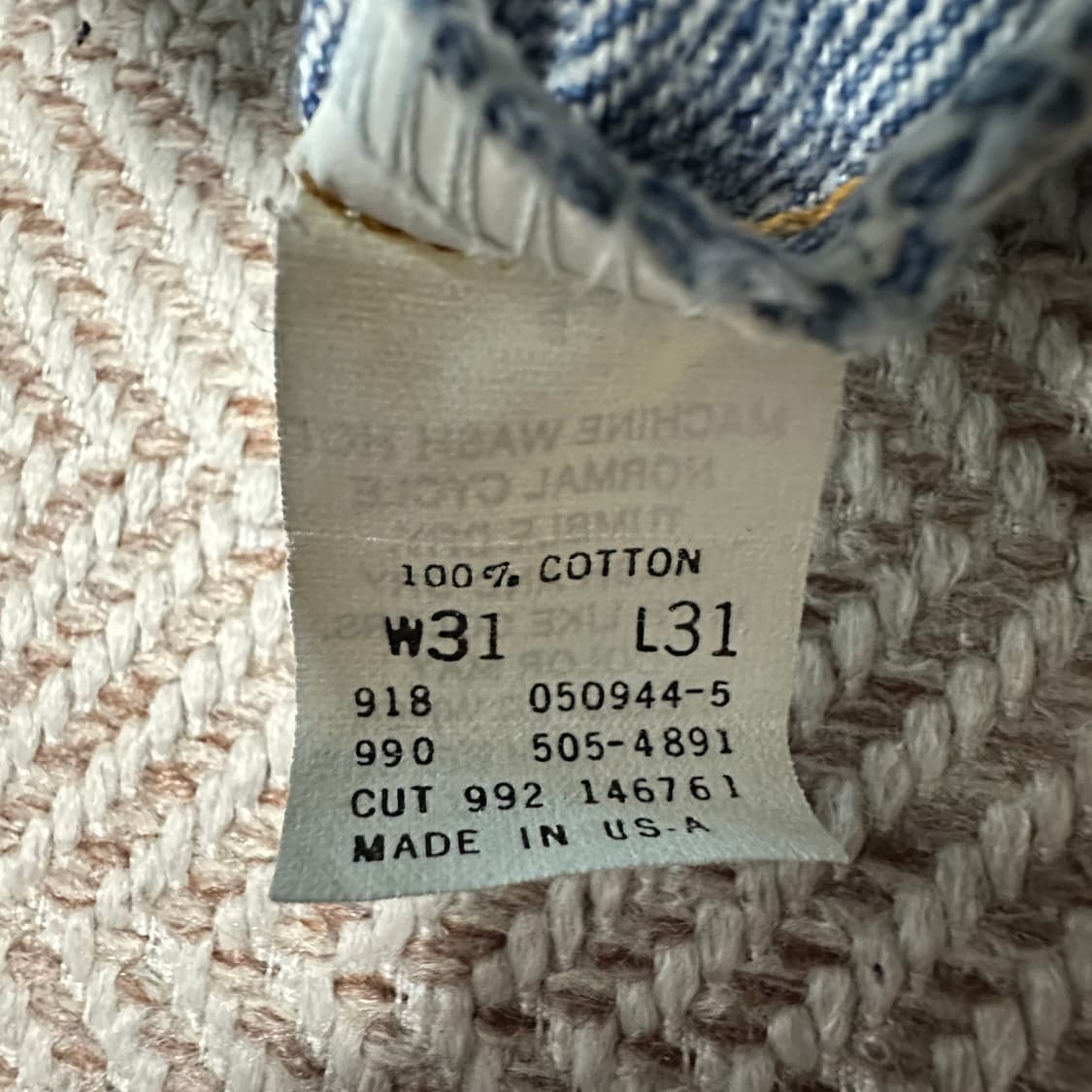 LEVI'S 505 usa made denim pants 상품이미지6