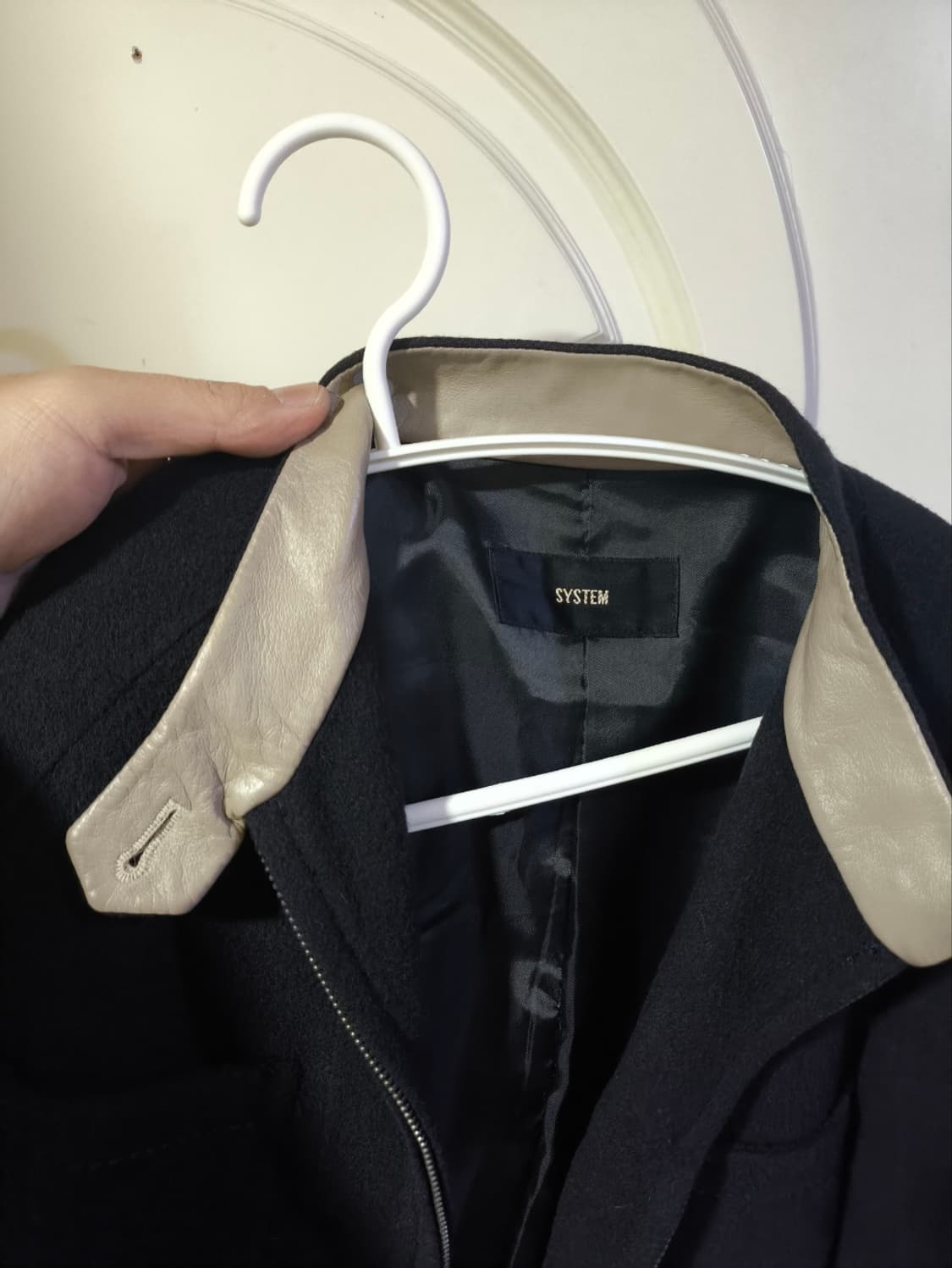 82 시스템 모직 스탠드 카라 숏코트 자켓 상품이미지6