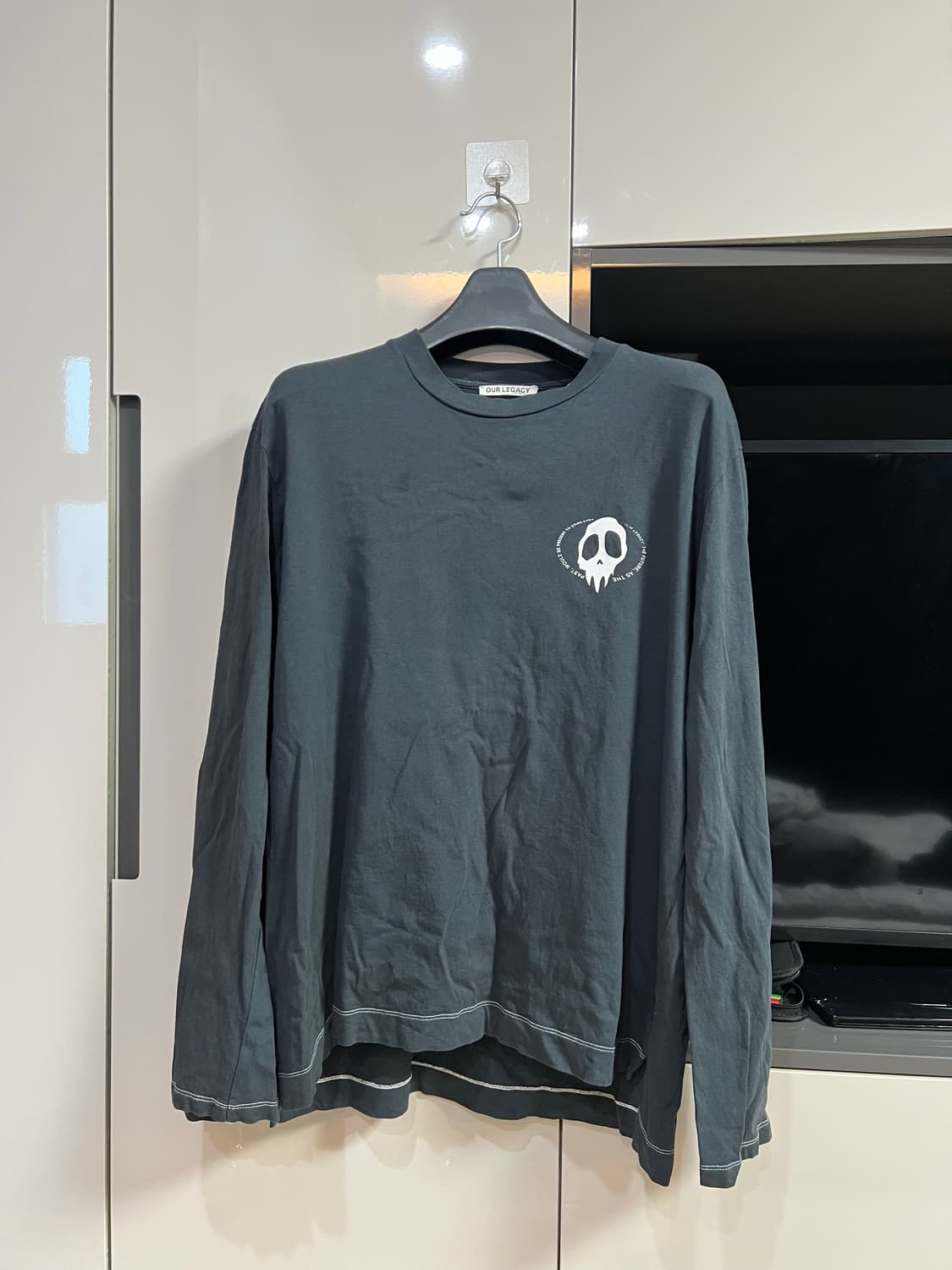 아워레가시 박스 해골 묵찌빠 롱슬리브_50사이즈 상품이미지1