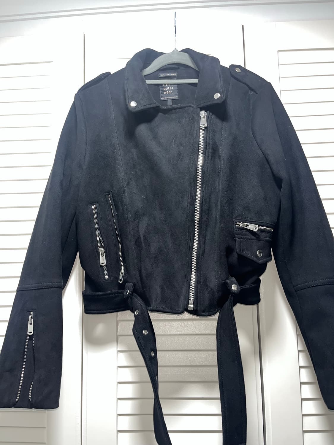 자라 스웨이드 라이더 자켓 상품이미지1