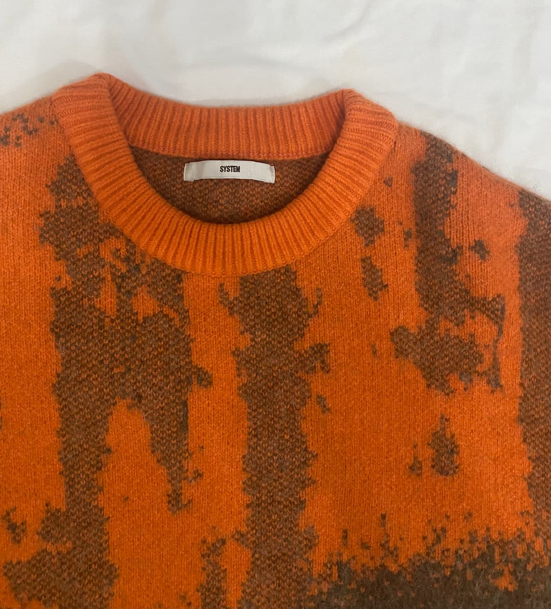 system 시스템 모헤어 니트 매장판 상품이미지3