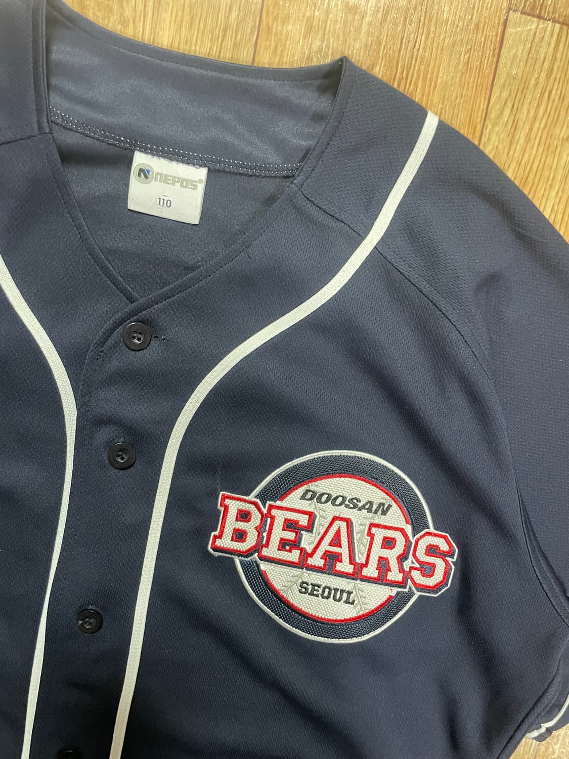 두산베어스 유니폼 야구 반팔 110 유니폼 상품이미지4