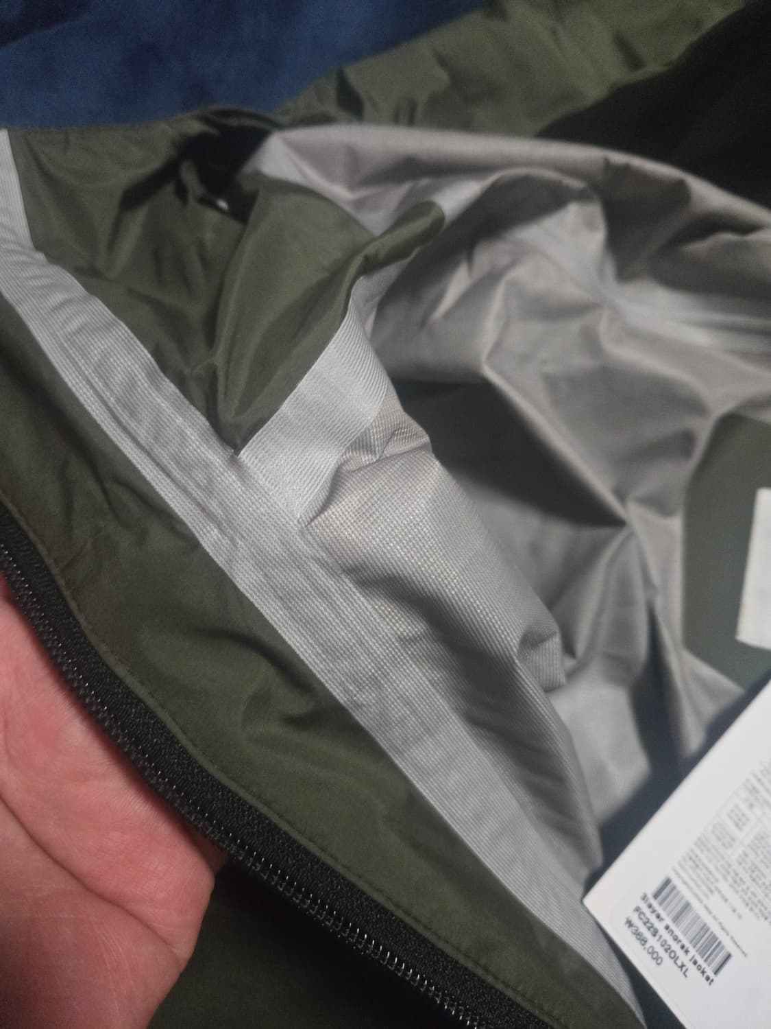 (새상품)fetch(페치) 올리브 색상 3layer 아노락자켓(주우재자켓 상품이미지9