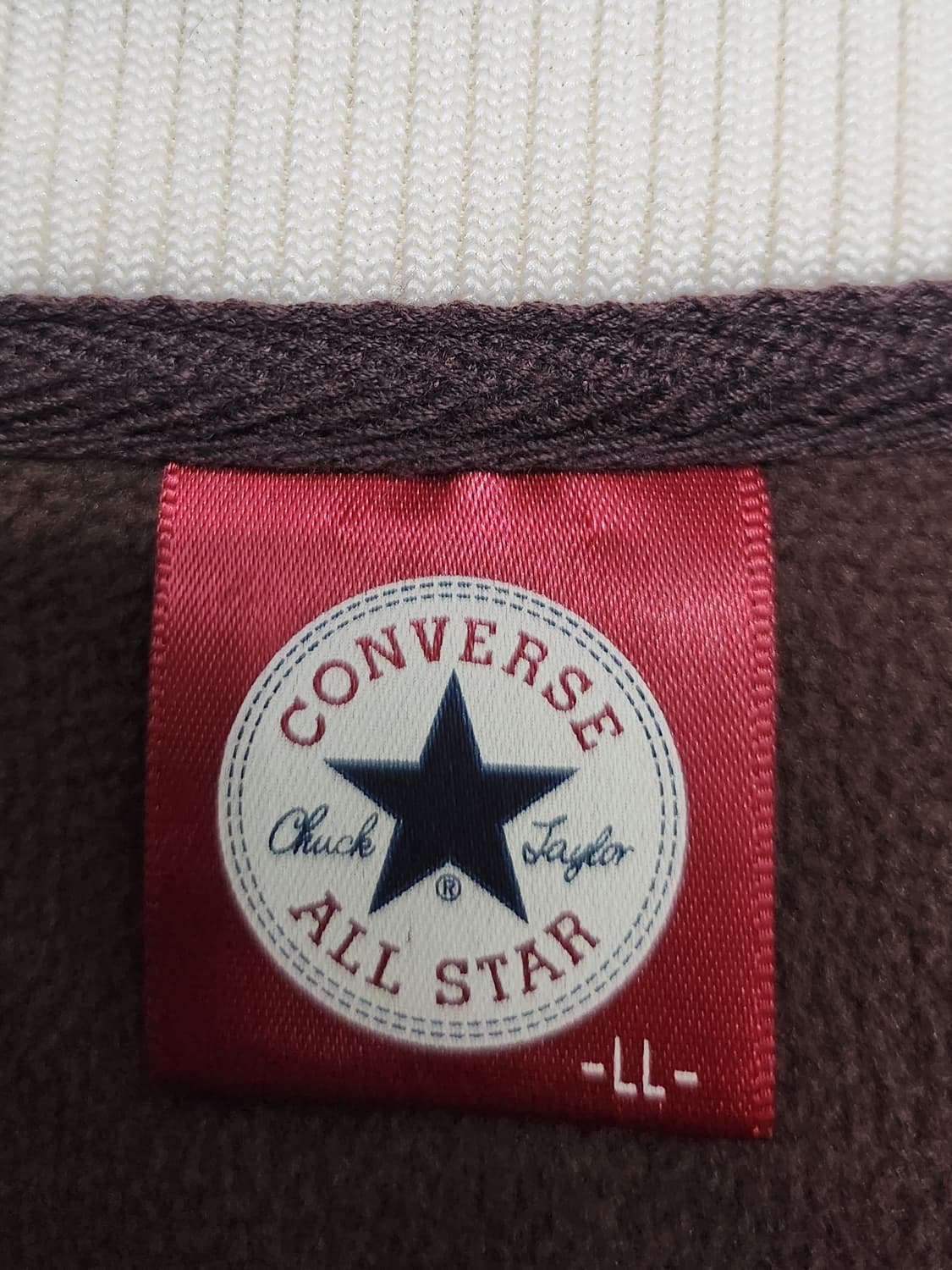 컨버스 브라운 뽀글이 플리스 자켓 LL(110-113) 상품이미지3