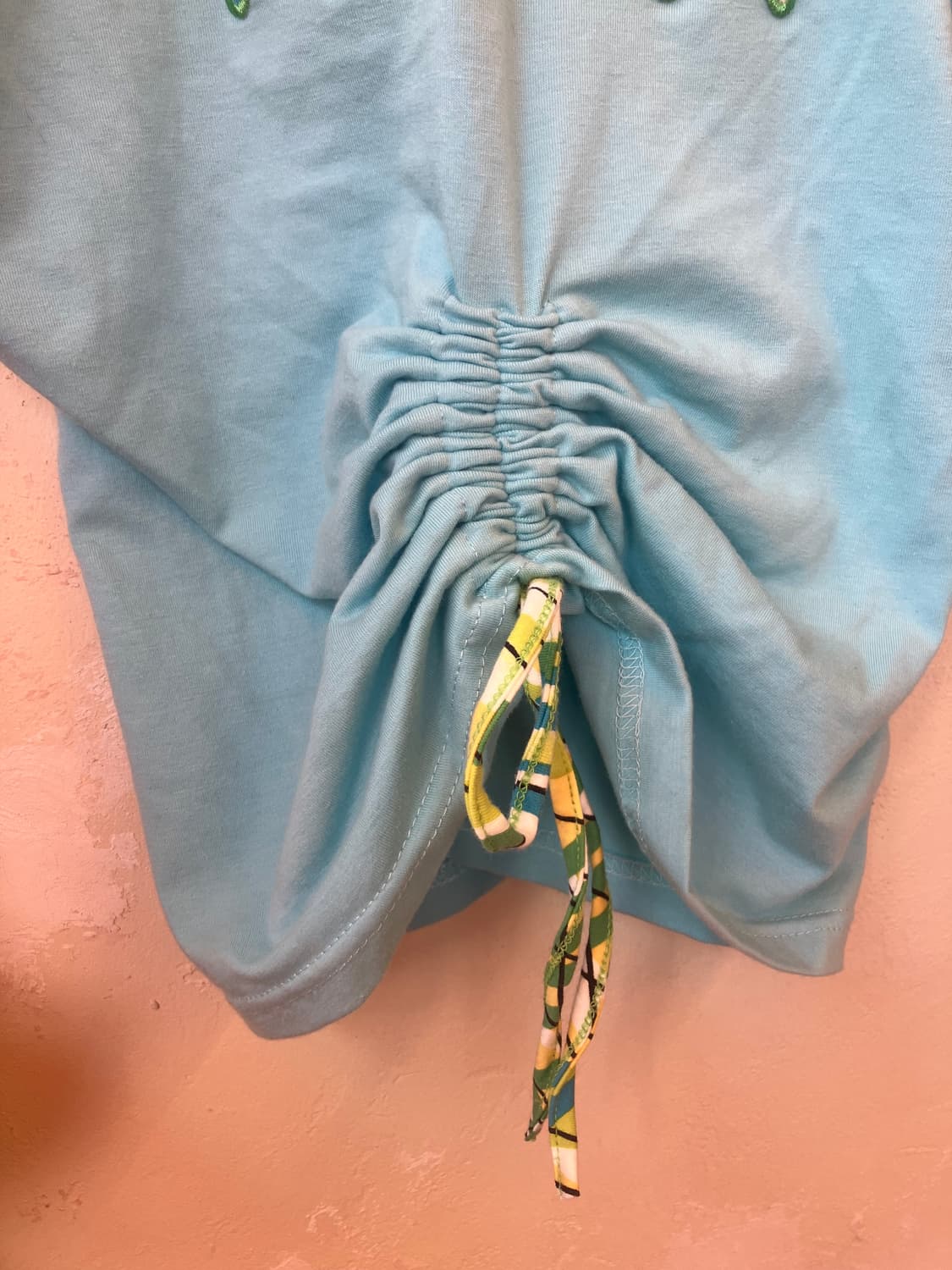 jpn 나비 어깨트임 셔링 티셔츠 상품이미지5