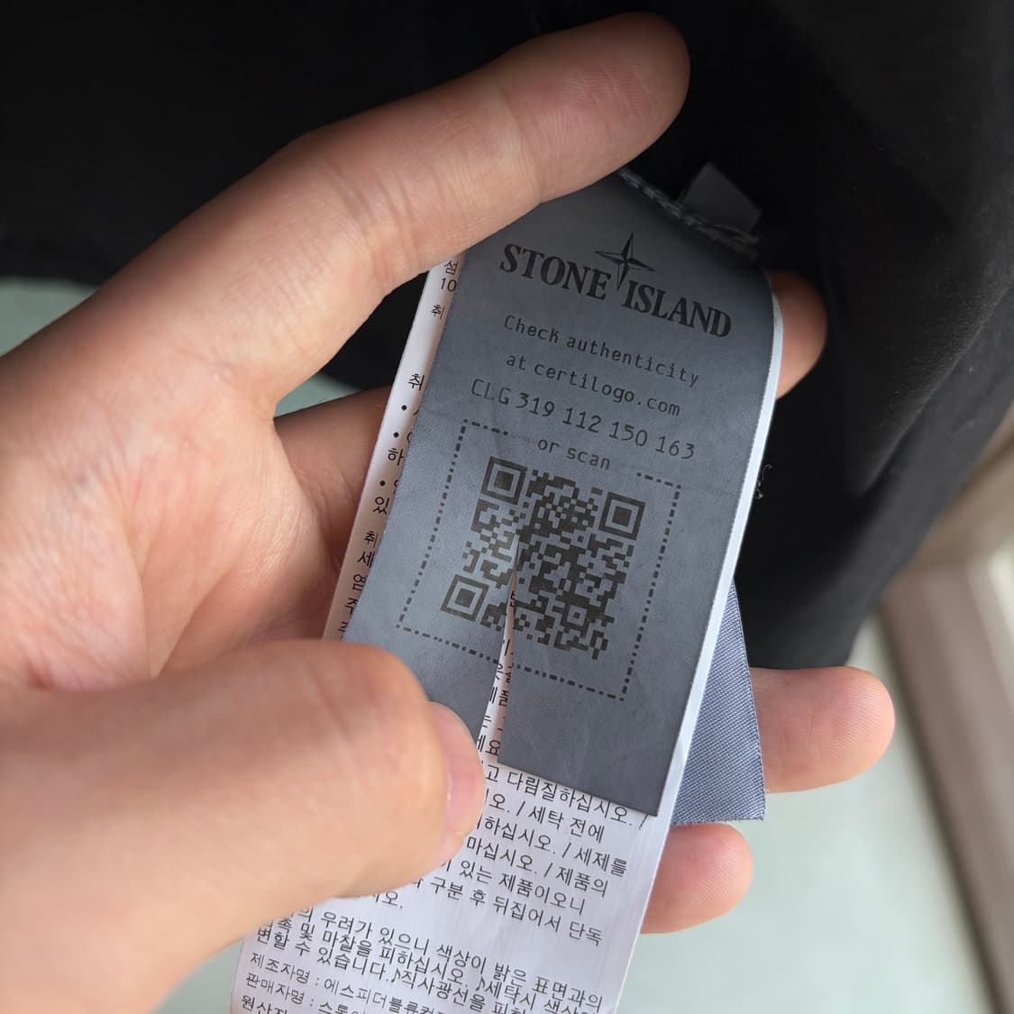 새상품(XL)스톤아일랜드 올드 트리트먼트 오버셔츠 블랙 상품이미지6