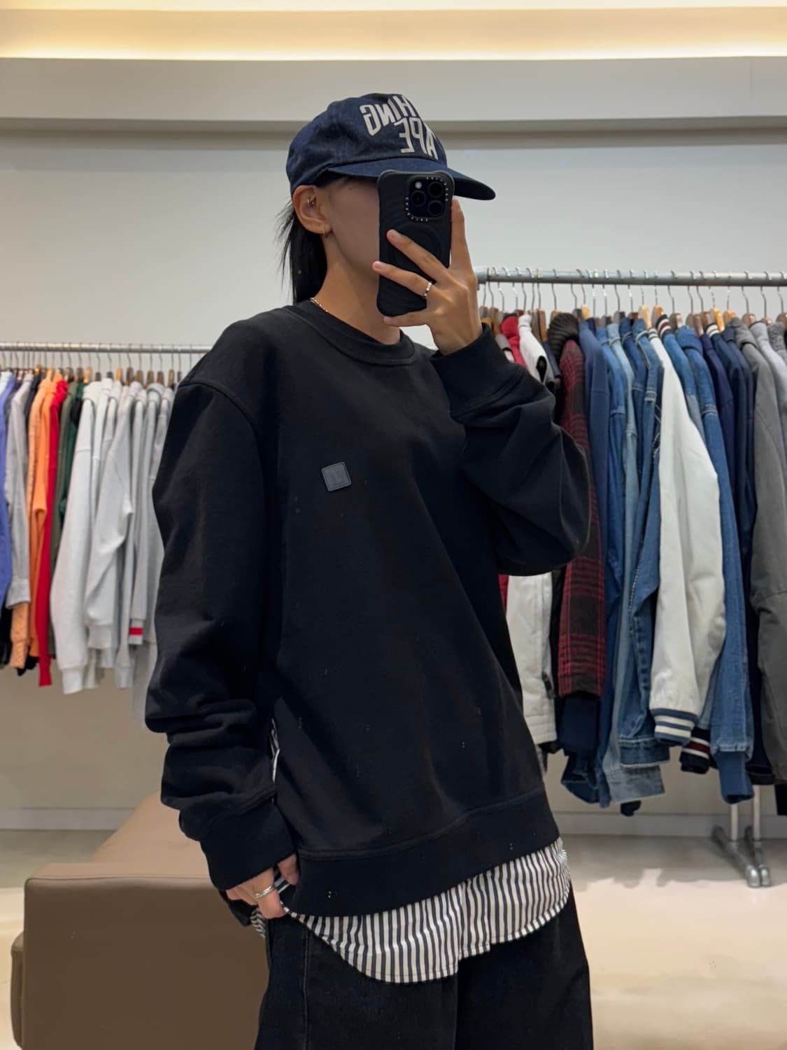 솔리드옴므 레이어드 스웻셔츠 상품이미지7