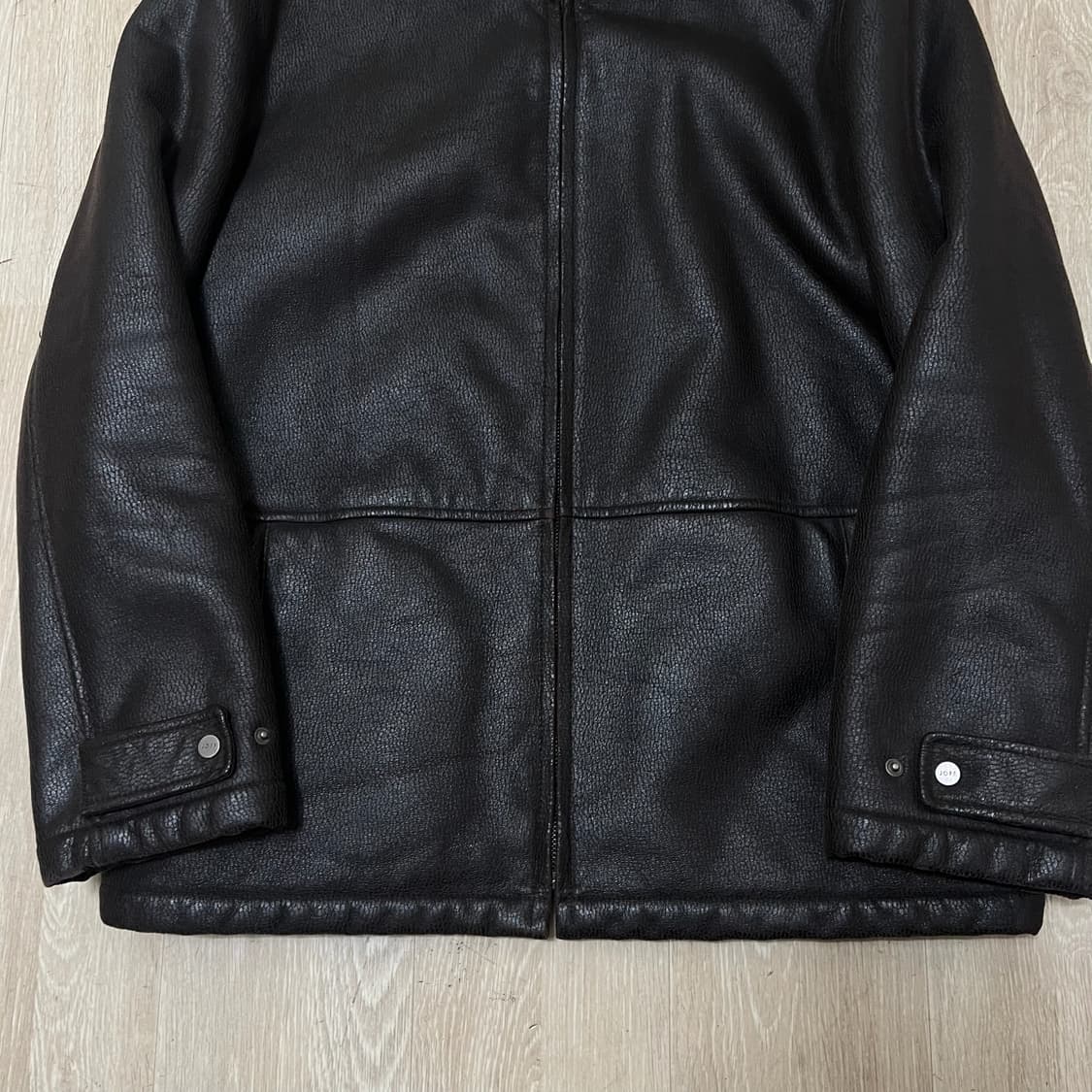 JOFF 조프 남성 천연 양가죽 퍼안감 가죽자켓 L/100  상품이미지3