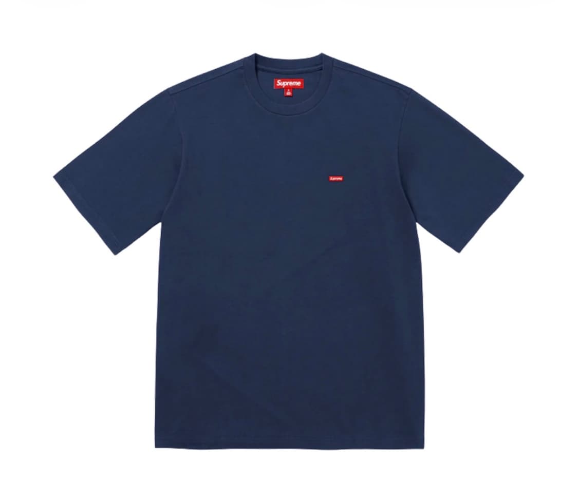 슈프림 스몰 박스 티셔츠 네이비 - 25FW 상품이미지1