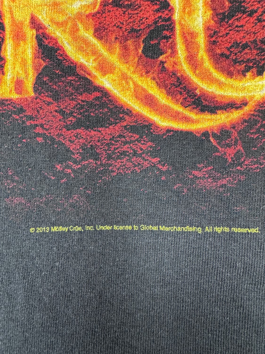 빈티지 머틀리크루 MOTLEY CRUE 라스베가스 투어 티셔츠 XL 상품이미지3