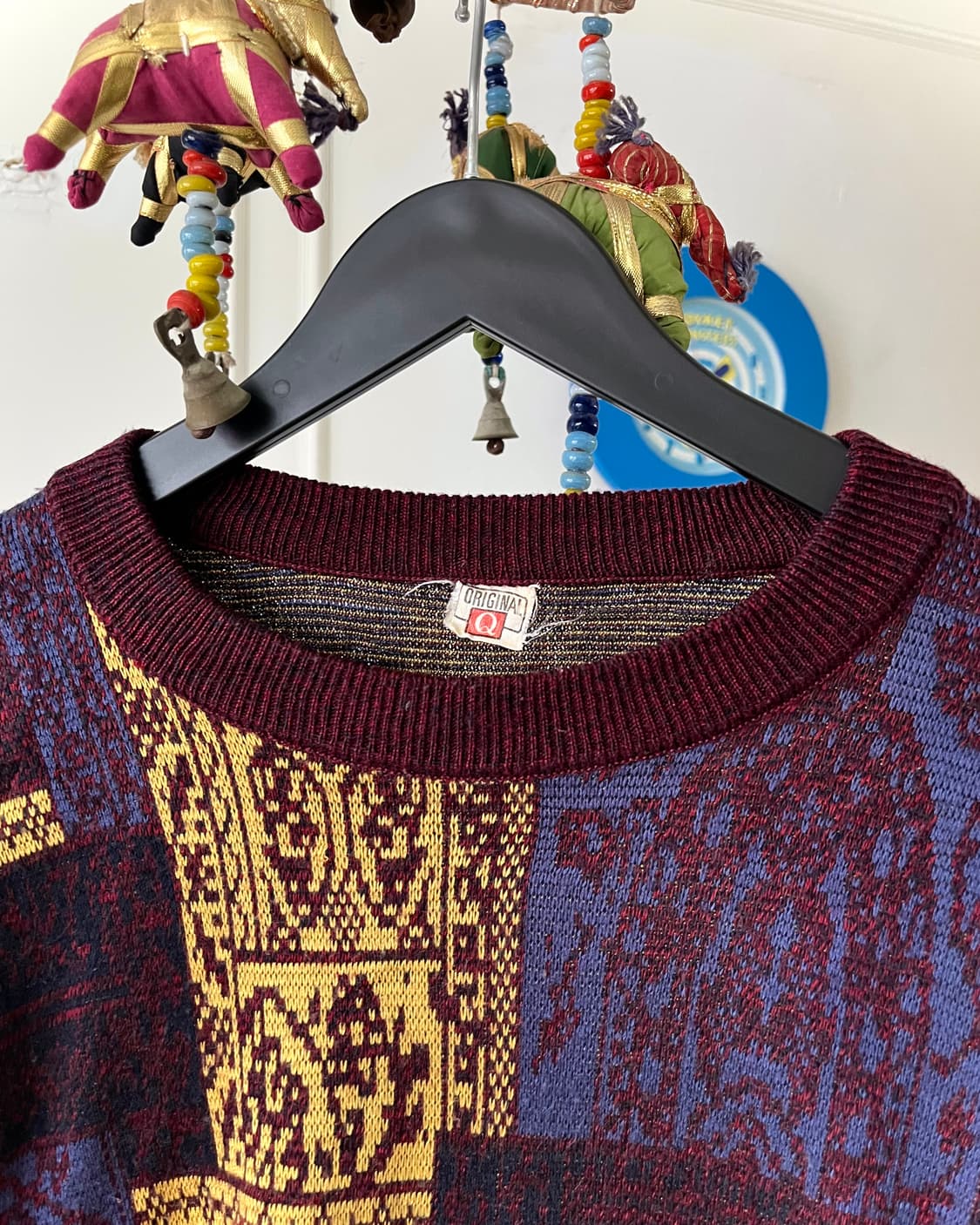 -1990s JPN Vintage Antique Graphic Knit 상품이미지4