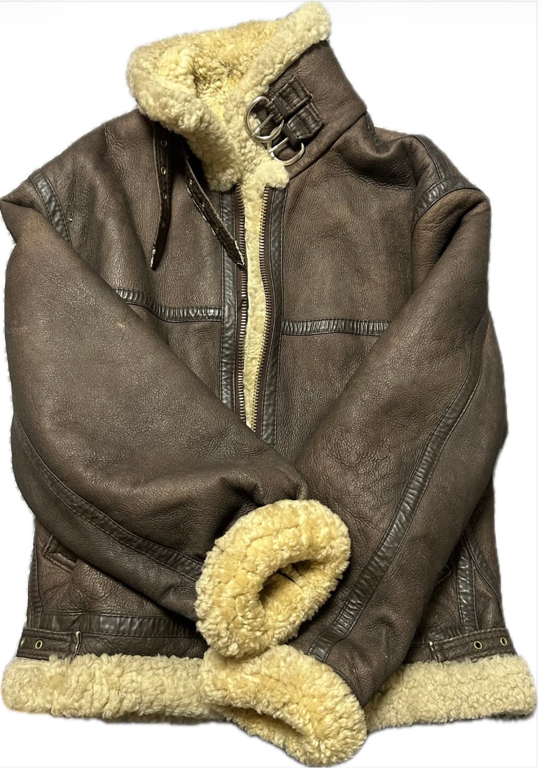 [AVIATION] B-3 무스탕 리얼레더 상품이미지1