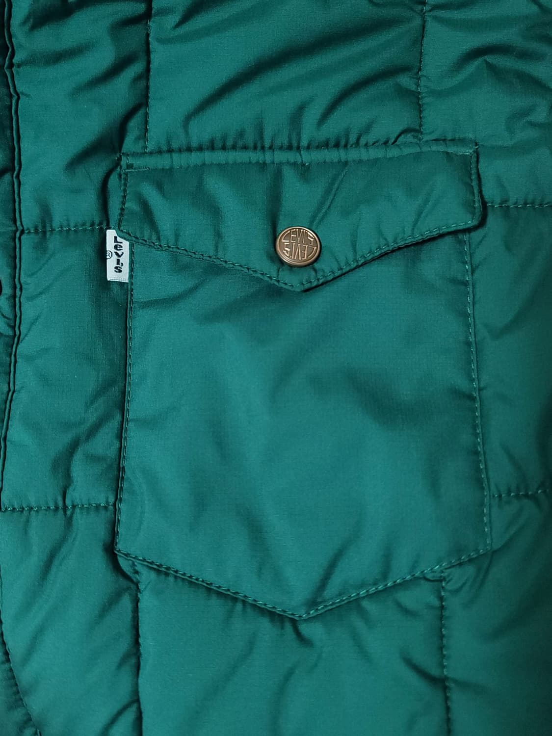 리바이스 퀼팅 패딩 셔츠 자켓 L 상품이미지6