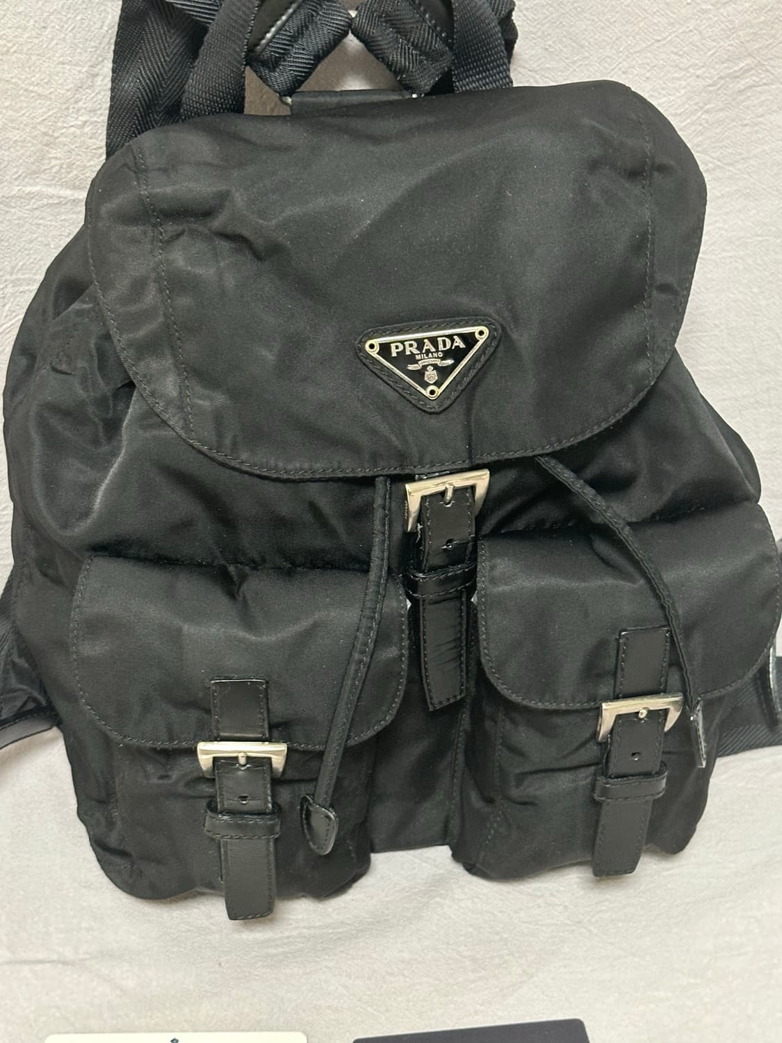 프라다 투포켓 나일론 백팩 스몰 (컨디션굿)  상품이미지5
