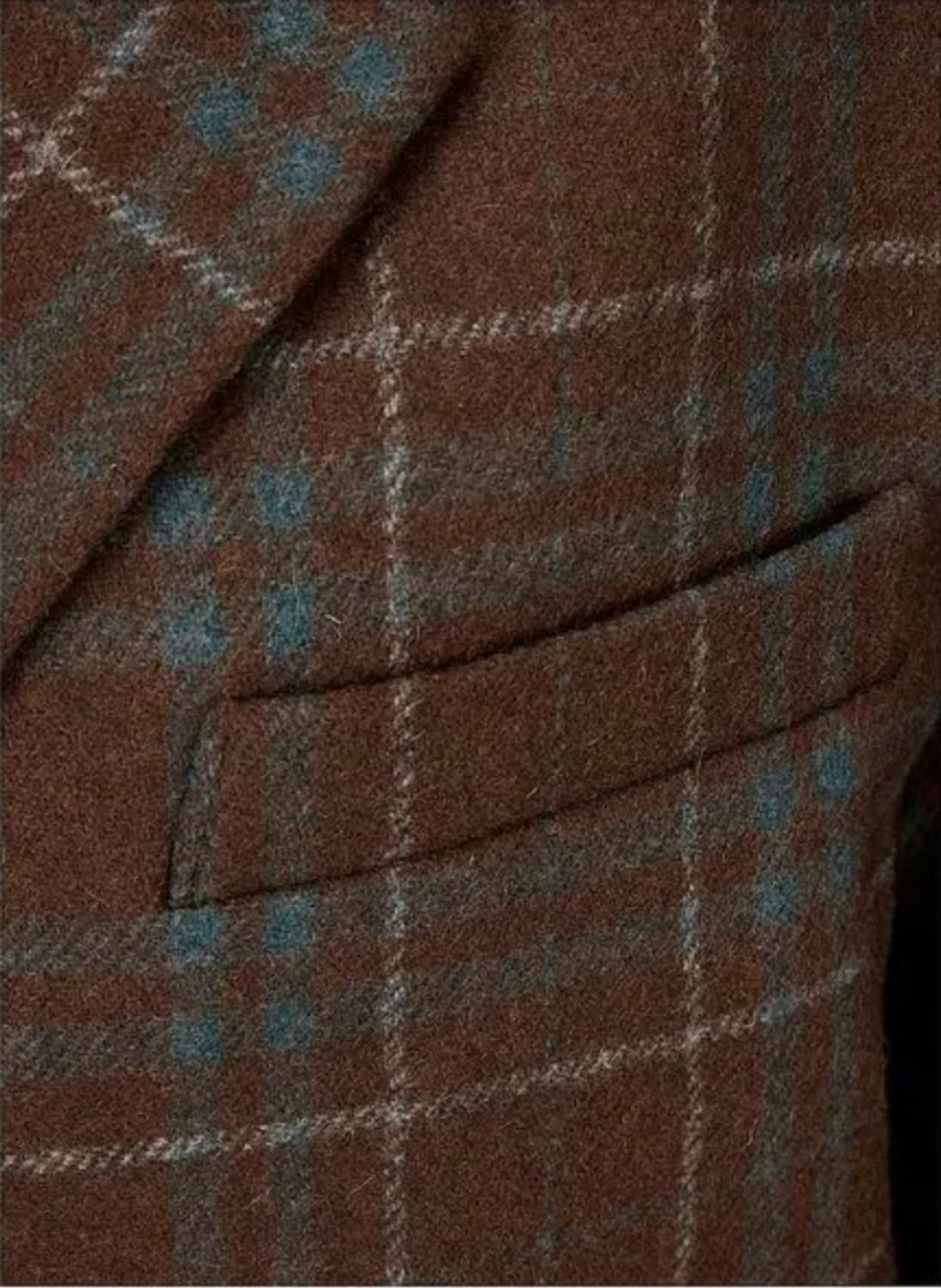 스튜디오 톰보이 브라운 체크 자켓 상품이미지6