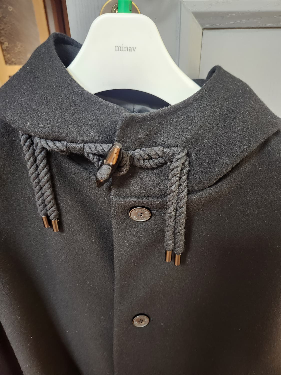 시스템옴므 핸드메이드 후드 코트 상품이미지3