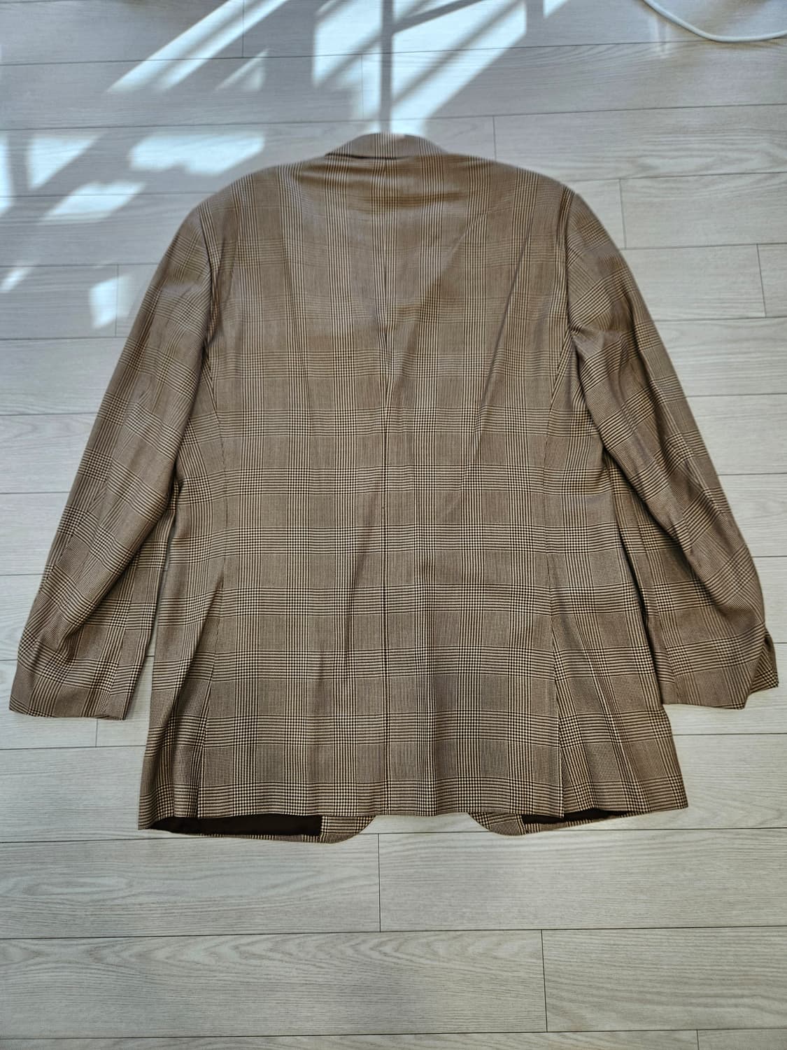 폴로 글렌체크 3버튼 블레이져 42R (103~105) 상품이미지3