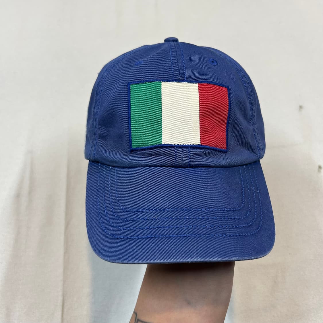 폴로 랄프로렌 이탈리아 패치로고 볼캡 블루 상품이미지2