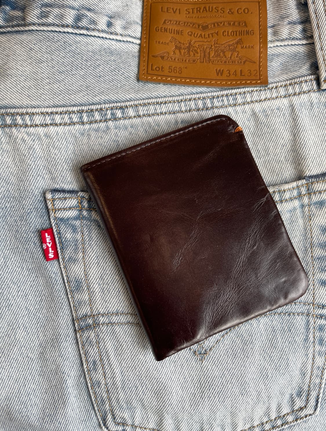 오일브라운 소가죽지갑 빈티지 무드 상품이미지4