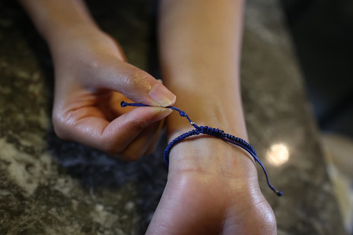 워터프루프 실버 소원 팔찌 상품이미지6