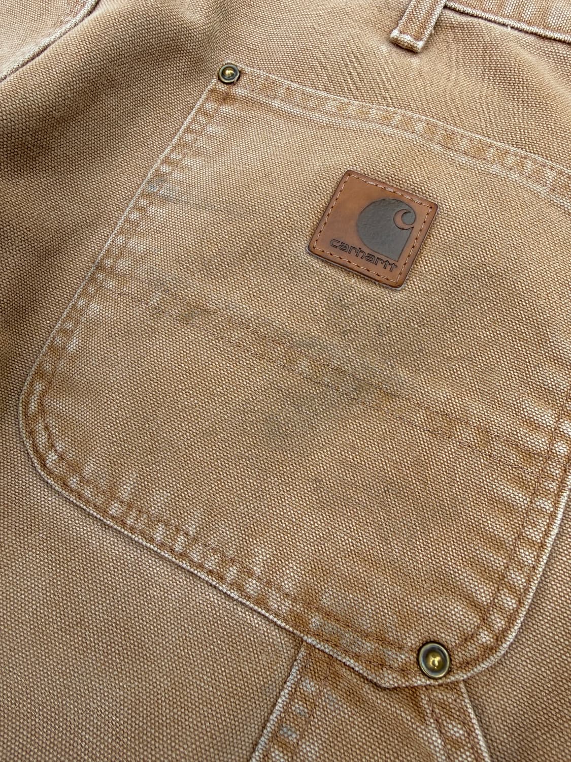 (32) 칼하트 더블니 브라운 워크 팬츠 상품이미지3