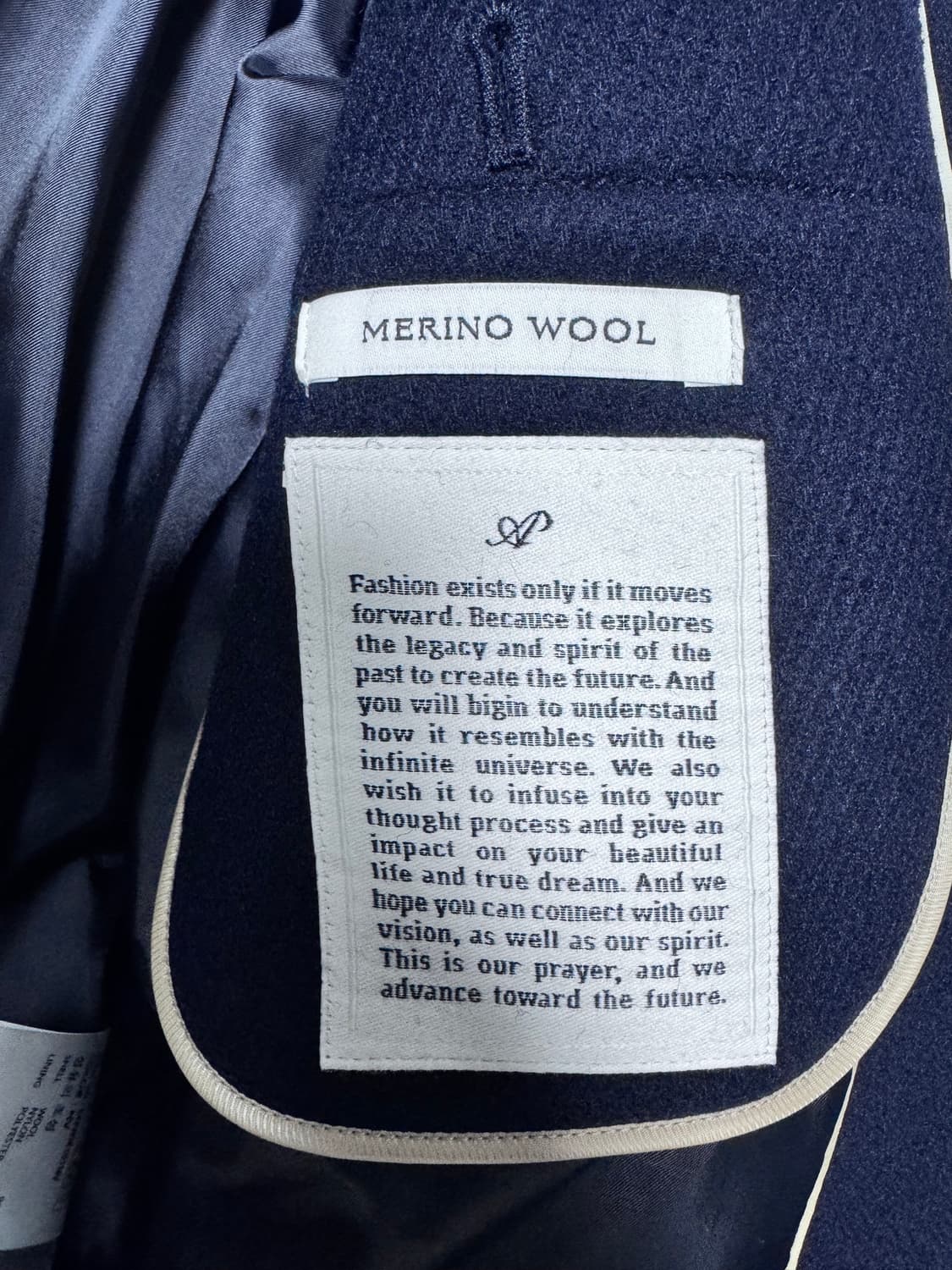 (중고/L) 애프터프레이 A-1 울 블루종 네이비 L 상품이미지6