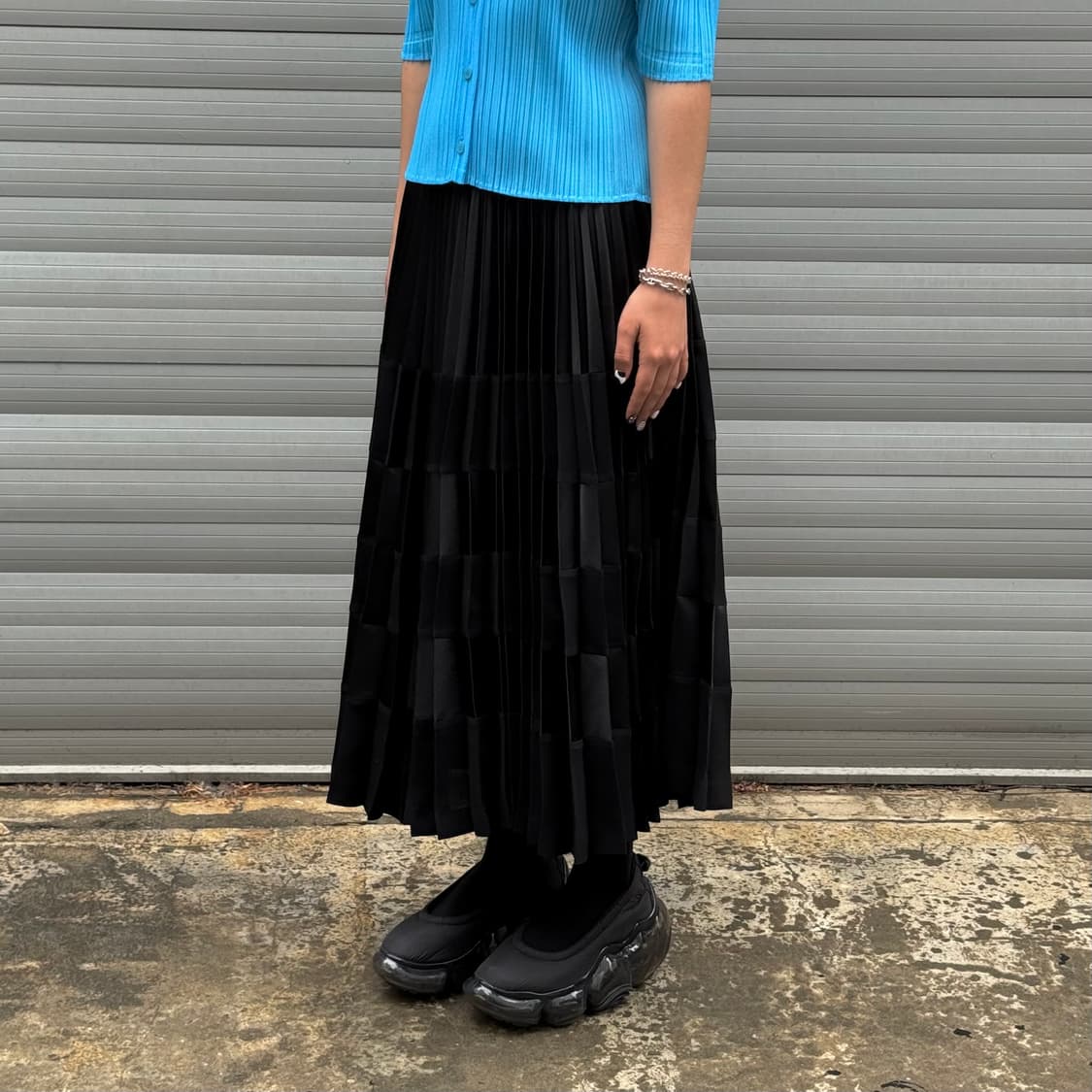 Pleated Black Skirt 상품이미지10