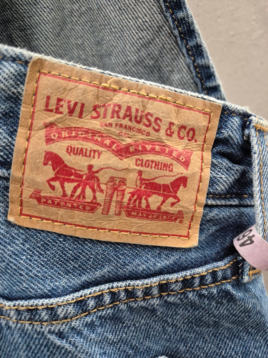 리바이스 데님 멜빵바지 L사이즈 상품이미지4