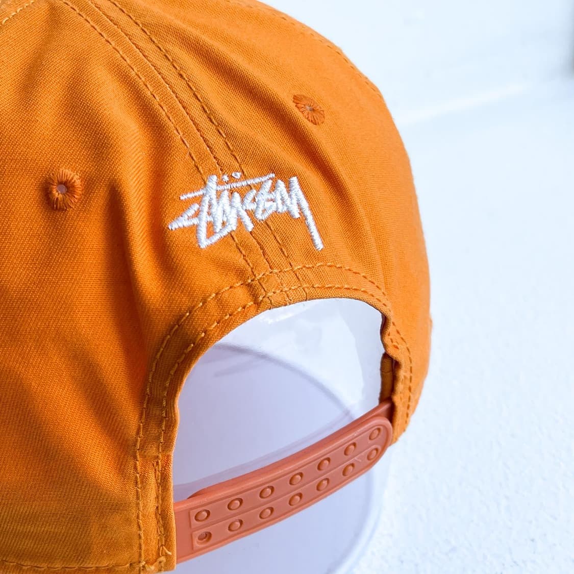 스투시 트룹스 오렌지 6패널 캡 상품이미지5