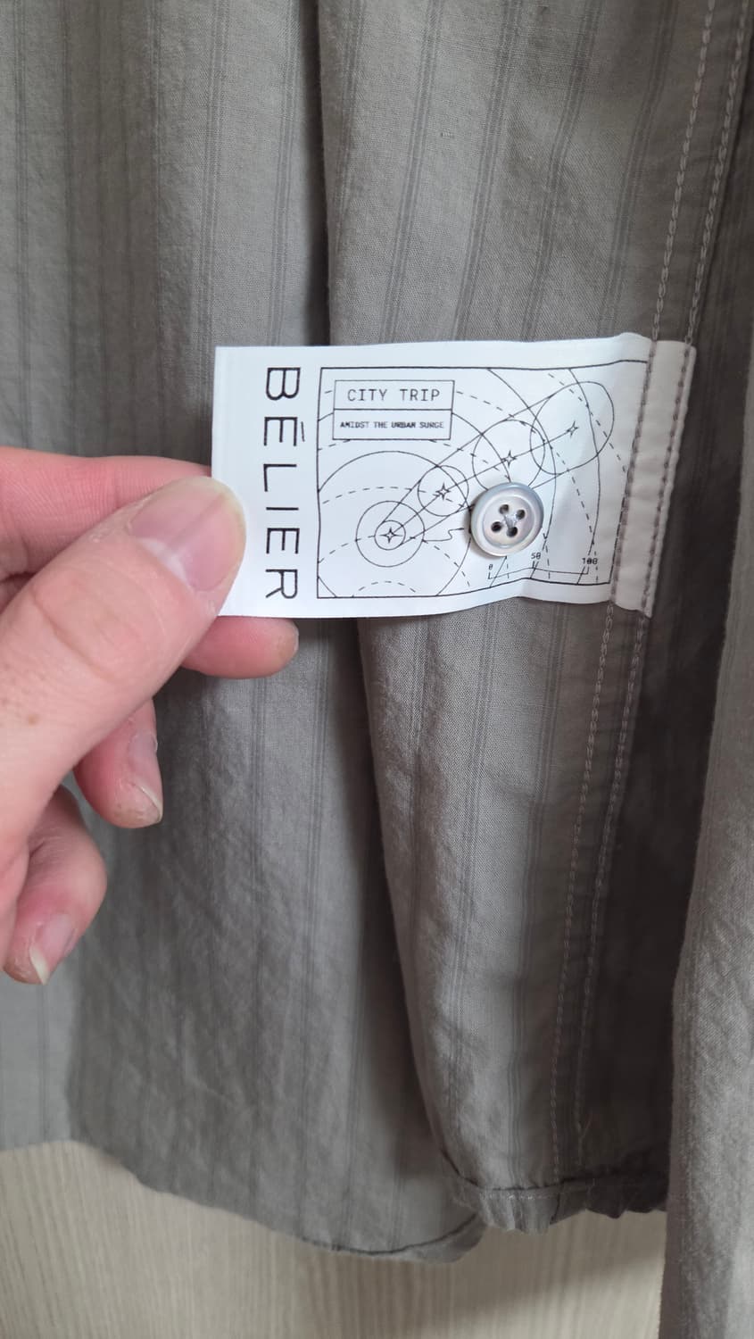 벨리에x마이라이브러리 치코셔츠 s 상품이미지5