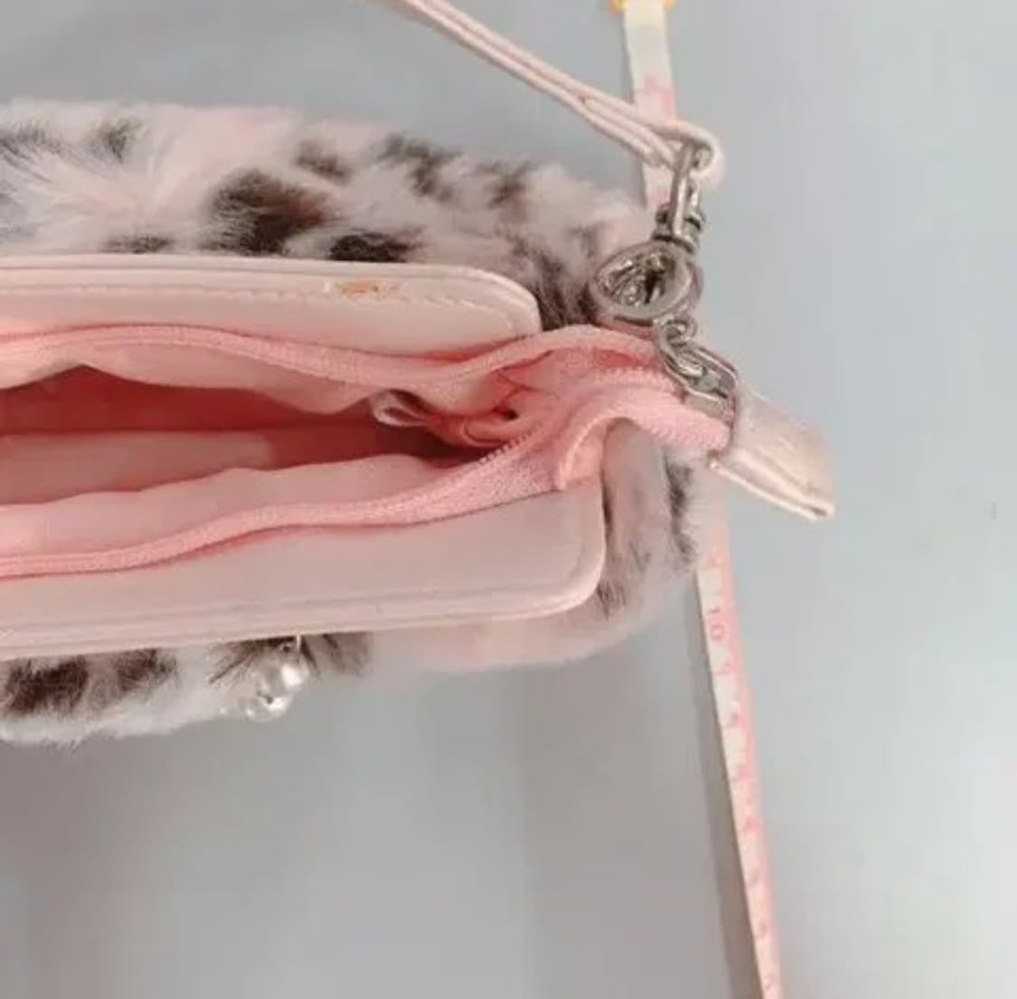 빈티지핑크호피 숄더백클러치백 레오파드오네히메로맨틱갸루핀터깔y2k헤이세이 상품이미지4