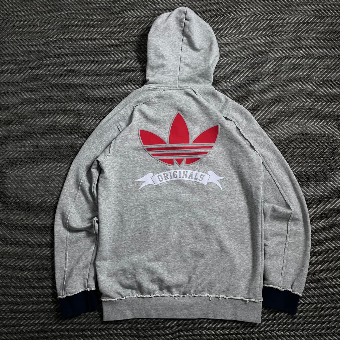 아디다스 오리지널 빅로고 박시핏 트랙 후드집업o 4056 상품이미지5