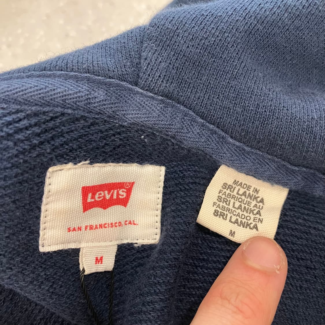 35 리바이스 로고 후드집업 상품이미지2