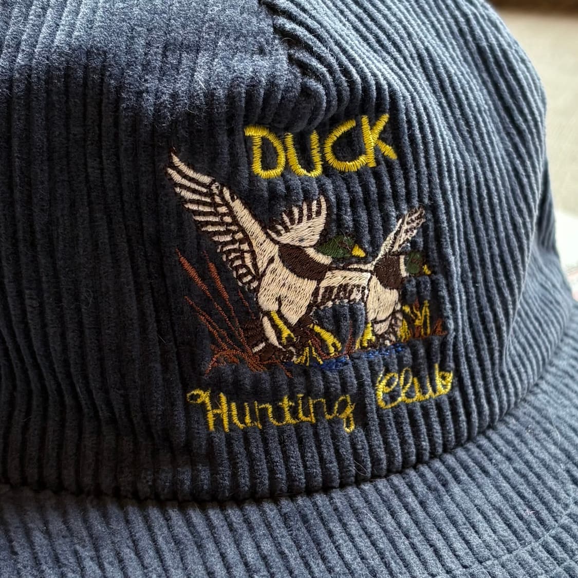 [새제품] Simple Authentic 덕 헌팅 클럽 코듀로이 캡 상품이미지2