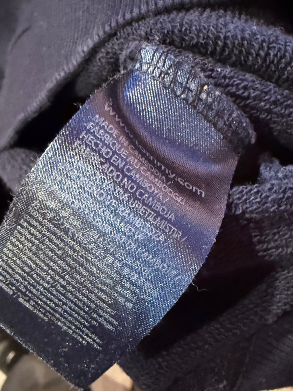 타미힐피거 네이비 맨투맨 상품이미지3