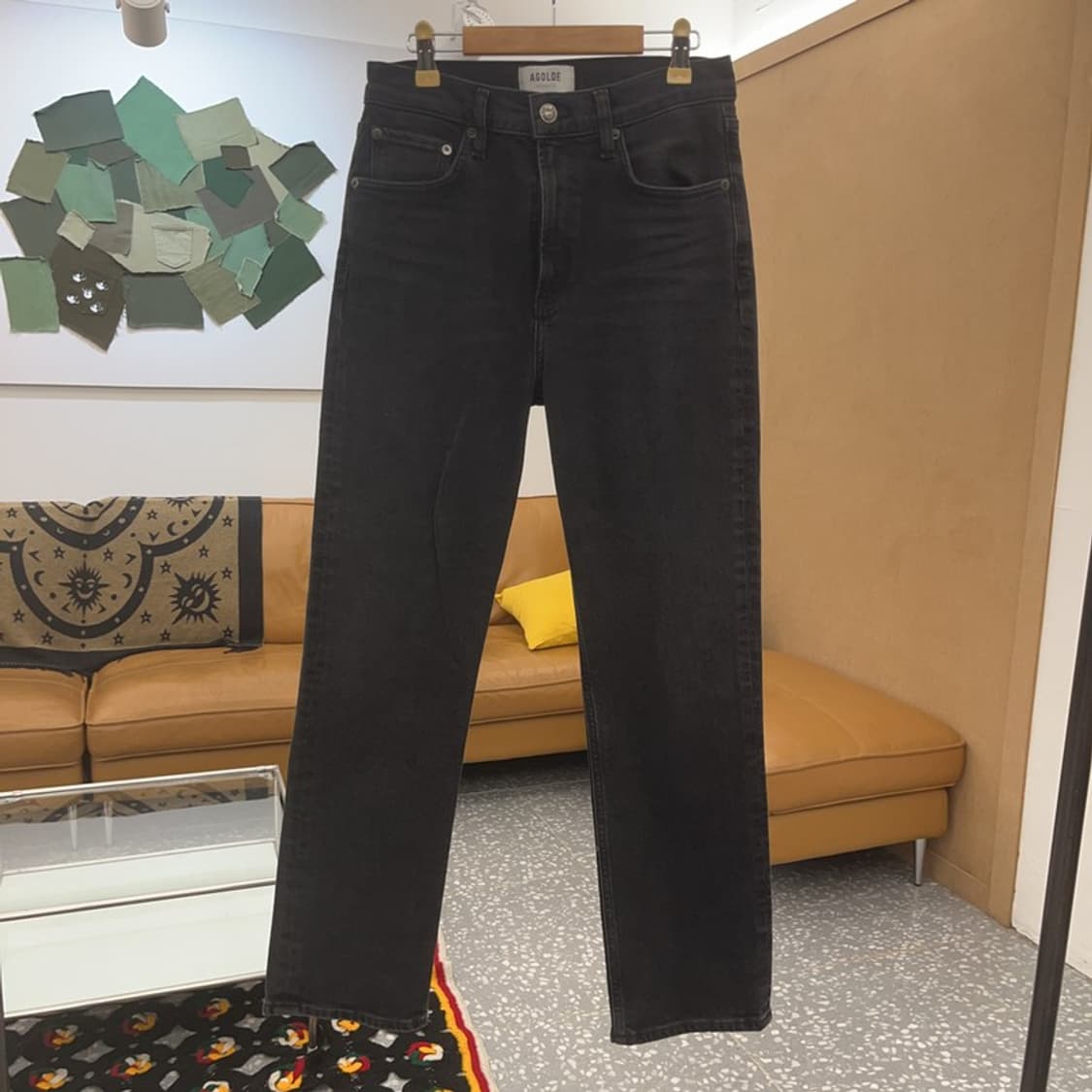 에이골디 모던시크 캐주얼 하이웨스트 데님팬츠 26인치 C07506 상품이미지3