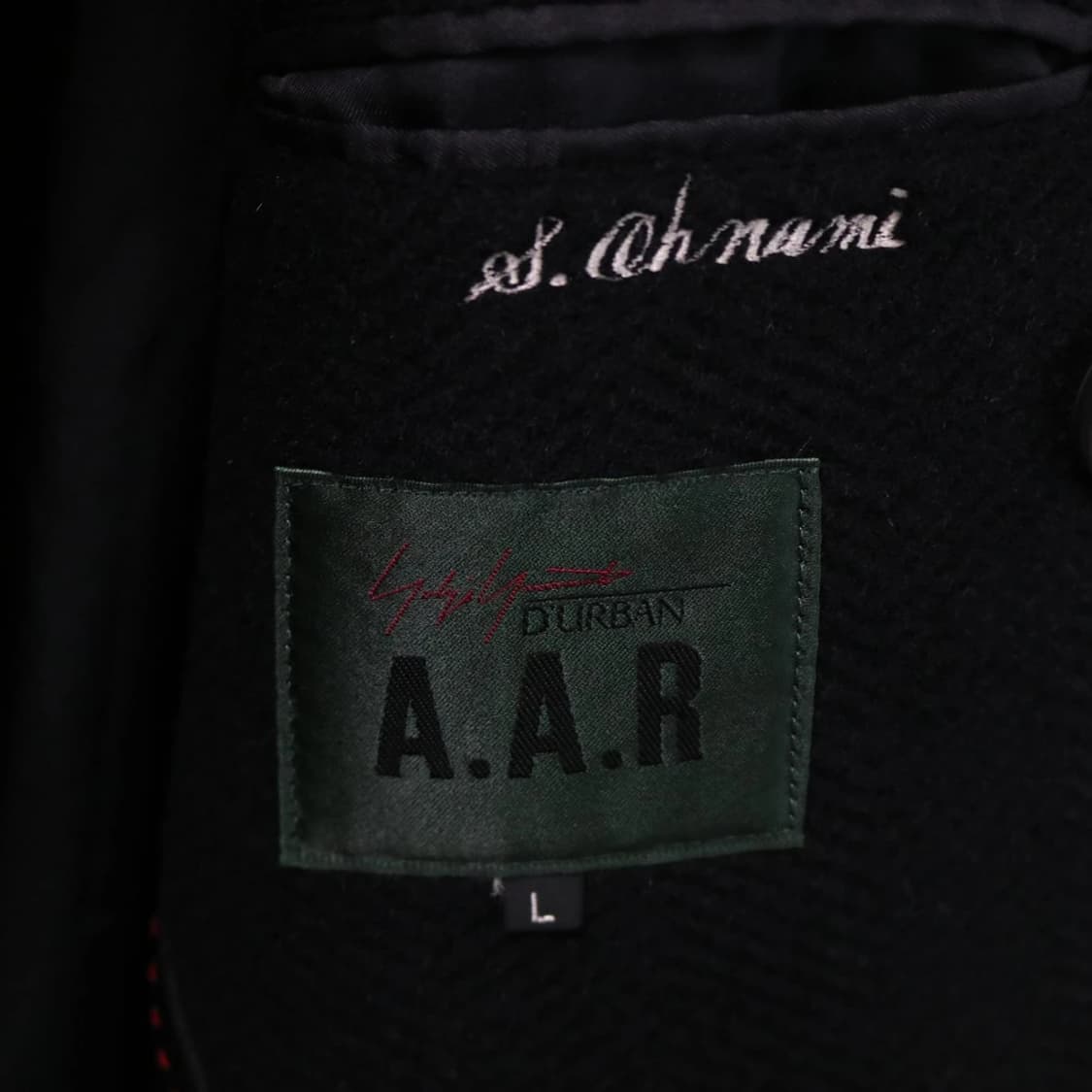 요지 야마모토 X A.A.R 울 혼방 더블 코트 63974 상품이미지9