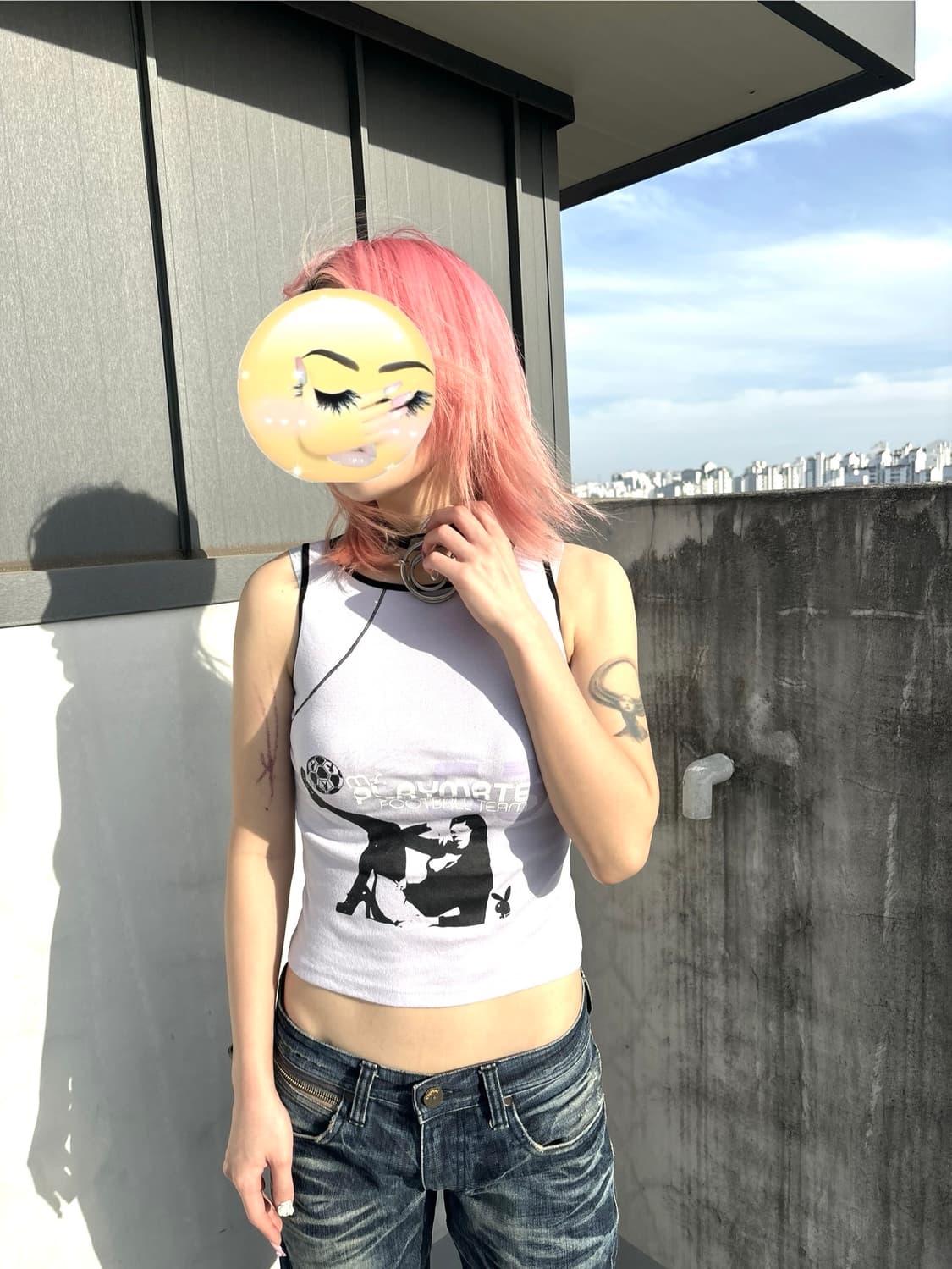 (Playboy) 플레이보이 나시 탑 상품이미지1