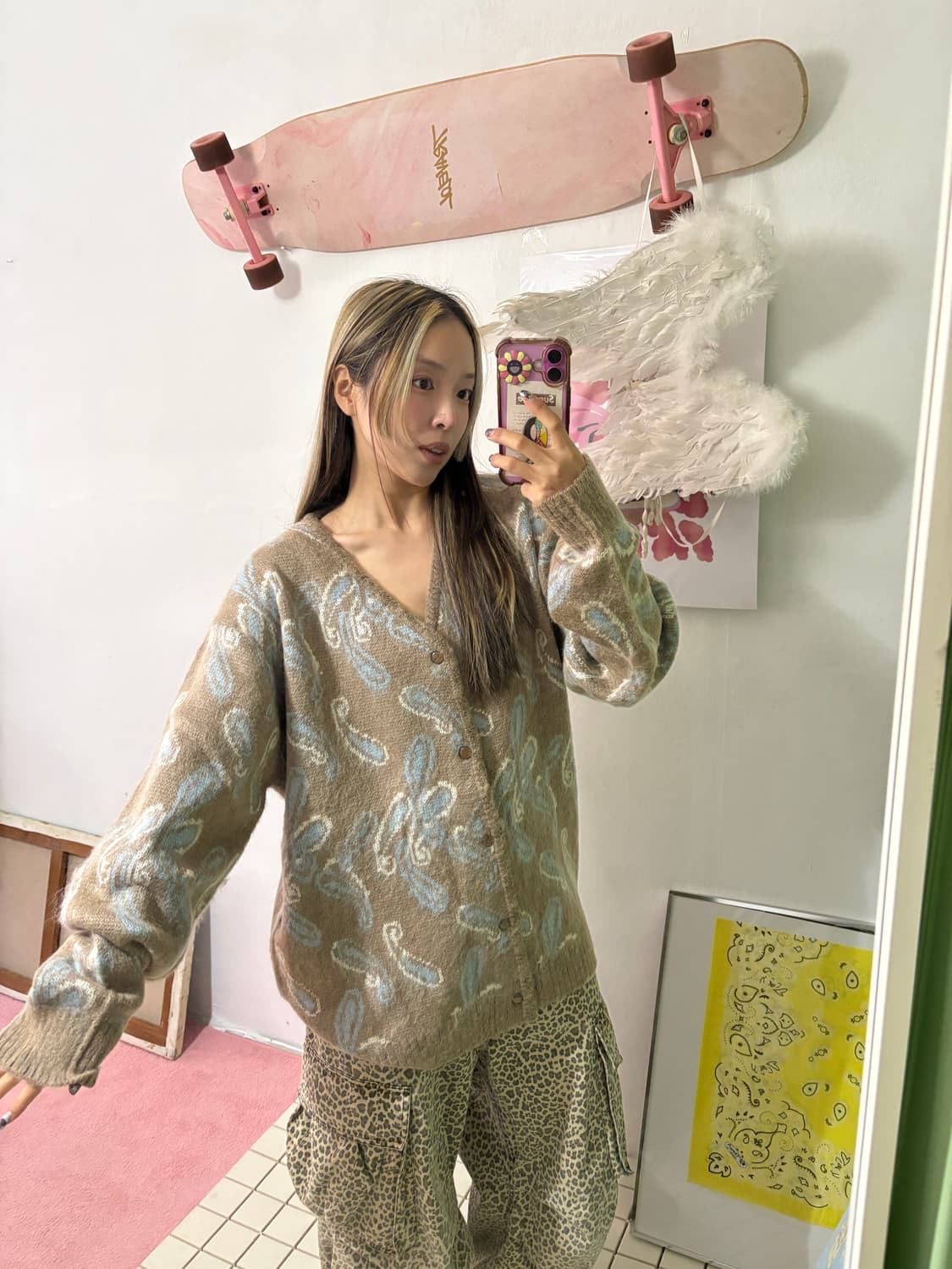 니들스 MC-EX-L 모헤어 가디건 상품이미지1