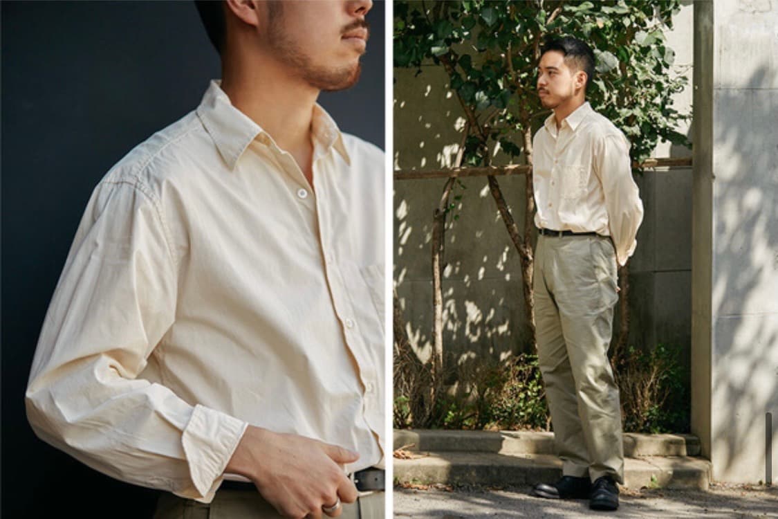 브라운야드 스테디 셔츠 베이지 상품이미지7