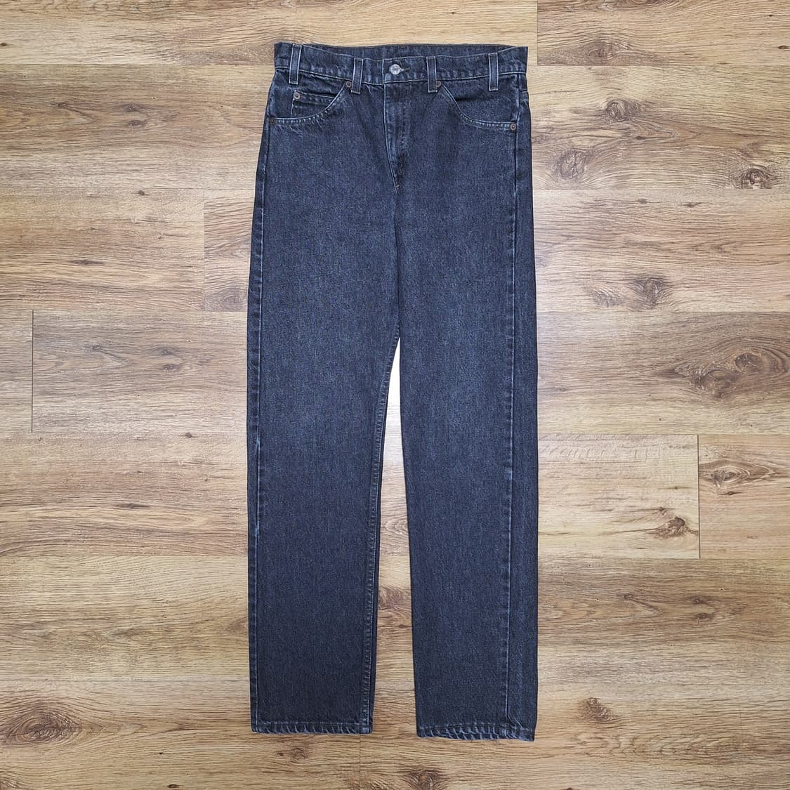 90s 미제 빈티지리바이스 블랙 505 오렌지탭 32X32 상품이미지3