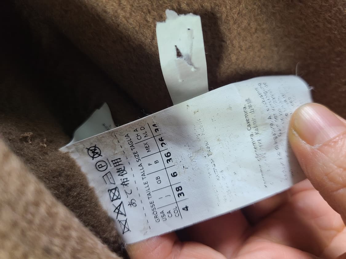 S막스마라 지블링 후드 캐시미어  코트 상품이미지6