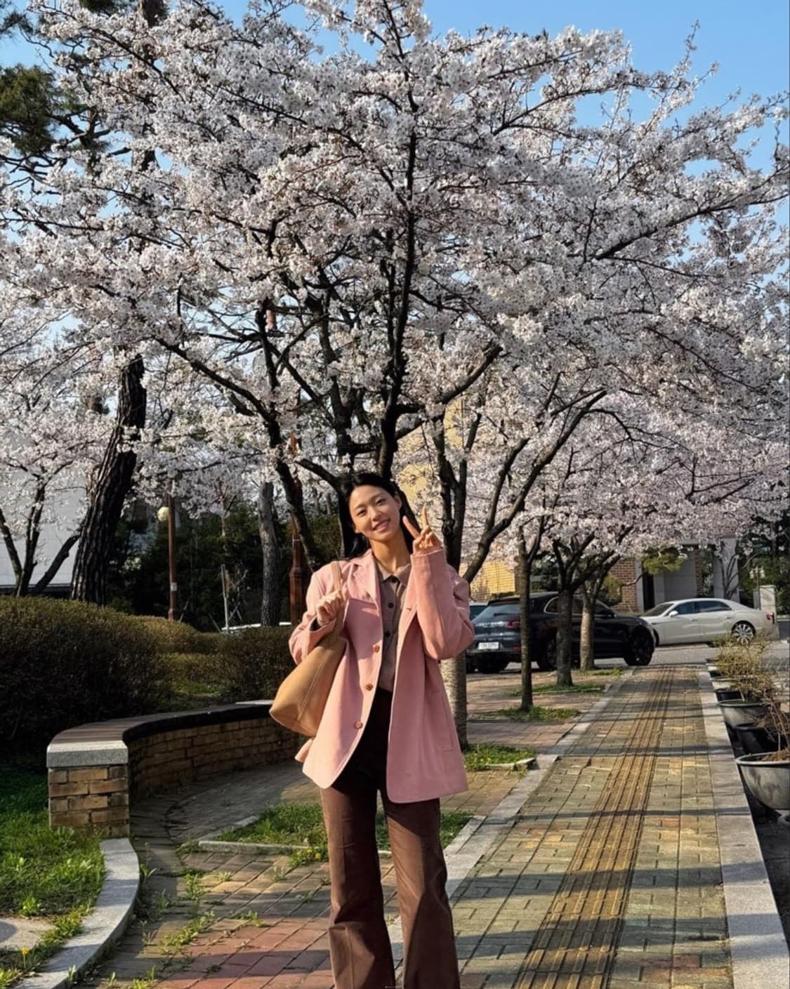 스무드무드 레터 핑크 스웨이드 자켓 상품이미지5