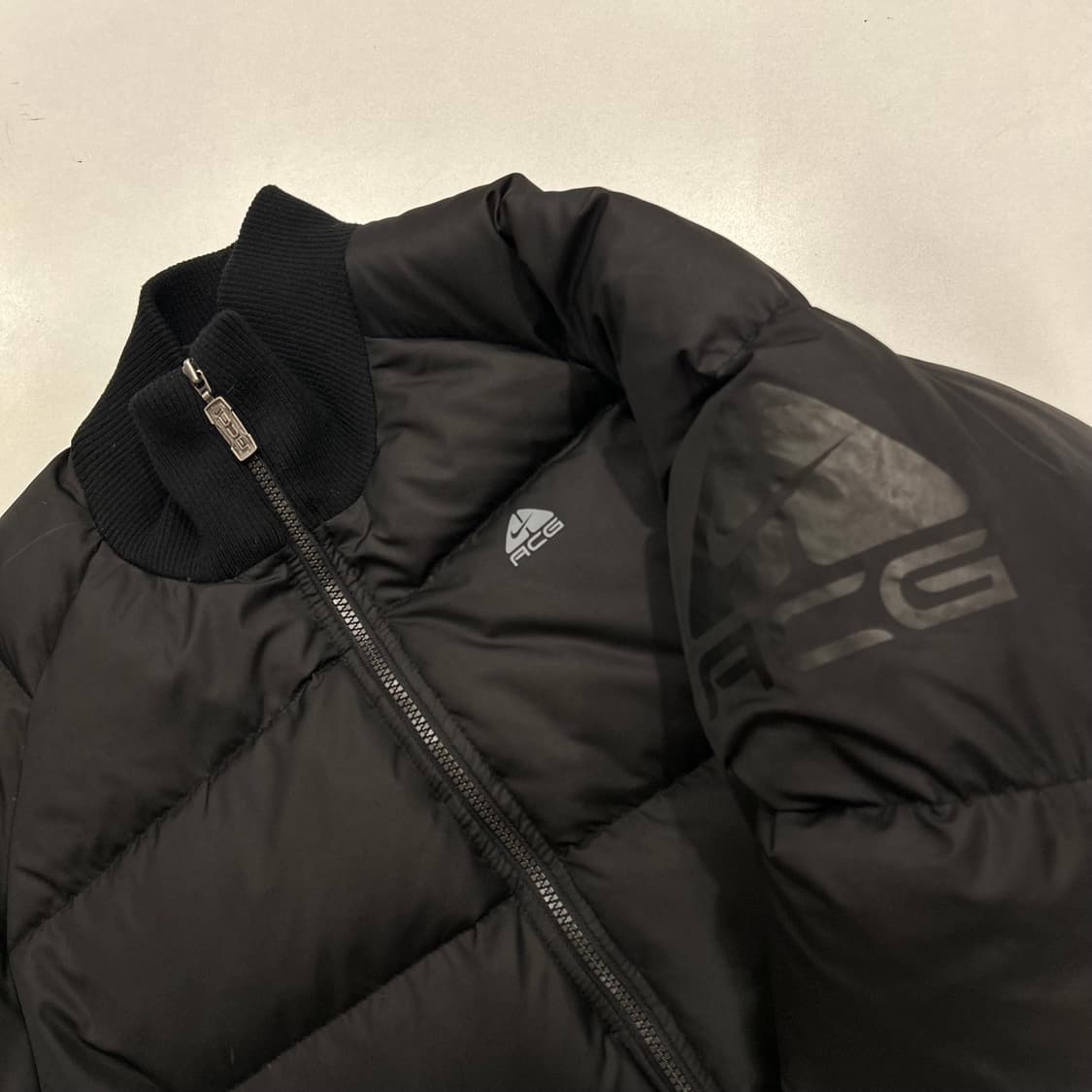 [L] 00s 올드 나이키 ACG 패딩 자켓 블랙 B95 상품이미지3