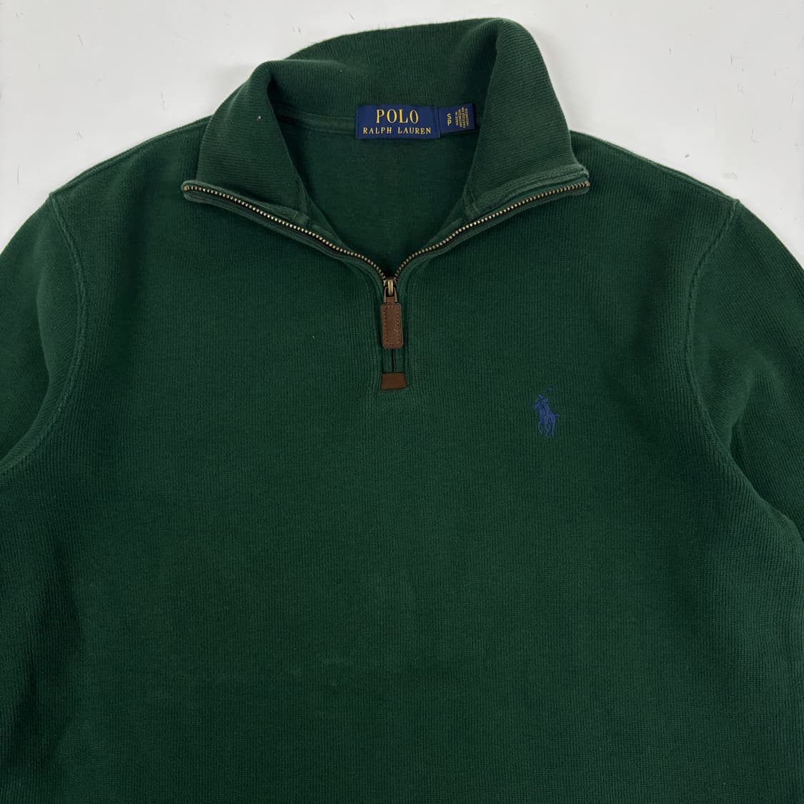 폴로 반집업 니트 상품이미지4