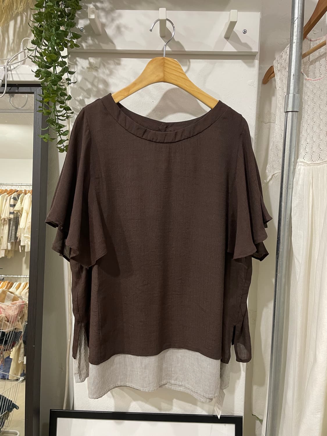 stripe layered blouse 상품이미지8