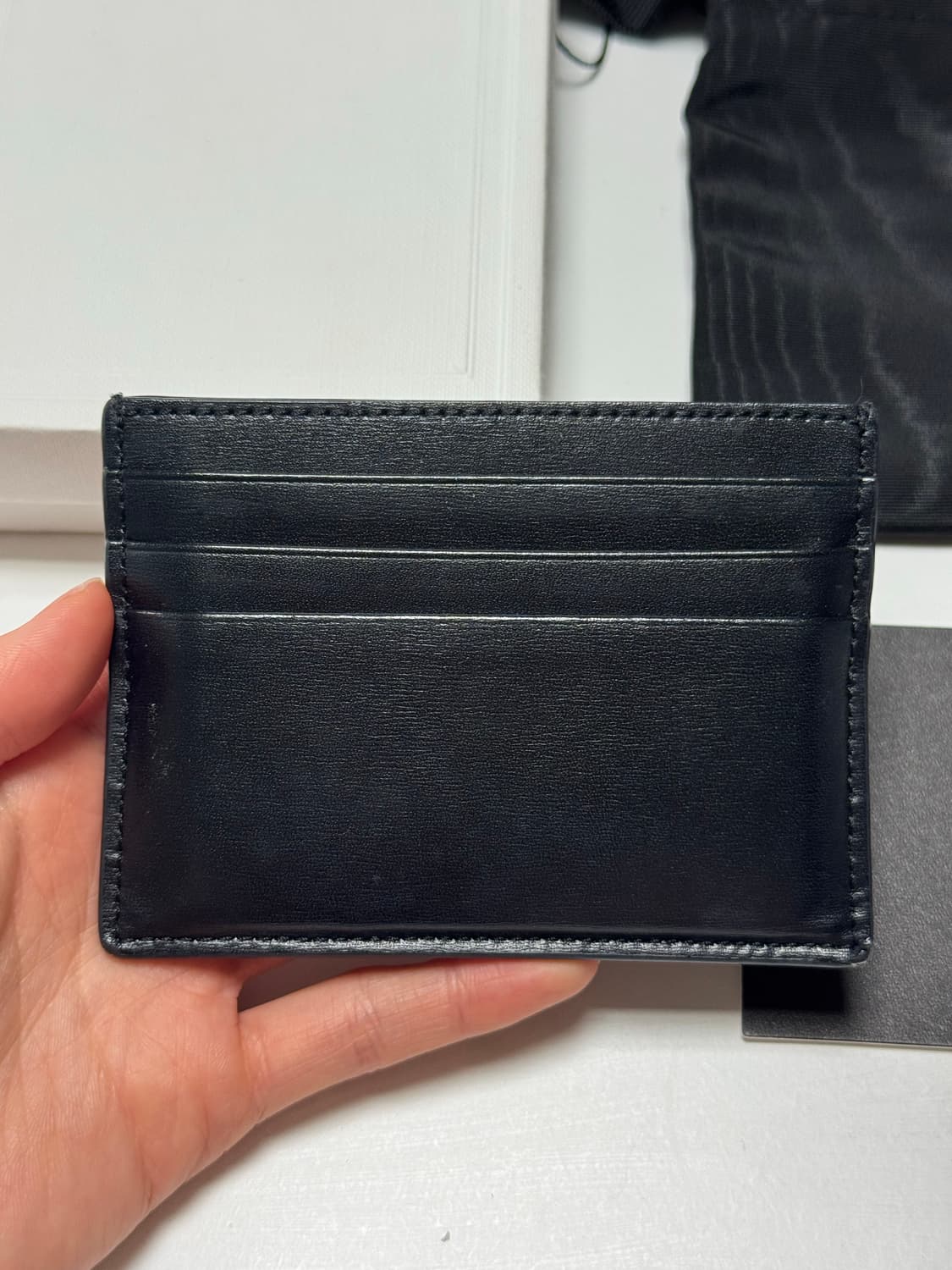 셀린느 트리옹프 카드지갑 블랙 상품이미지5