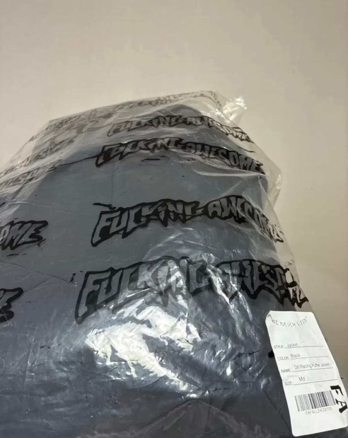 [M]퍼킹어썸 딜레이싱 푸퍼자켓 블랙 상품이미지5