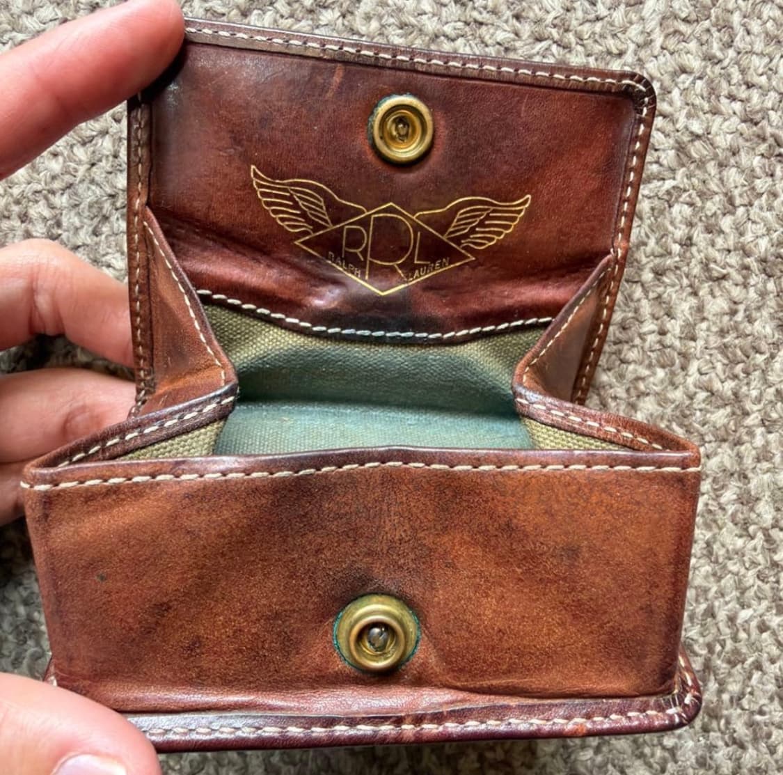 RRL 윙로고 동전지갑 상품이미지2