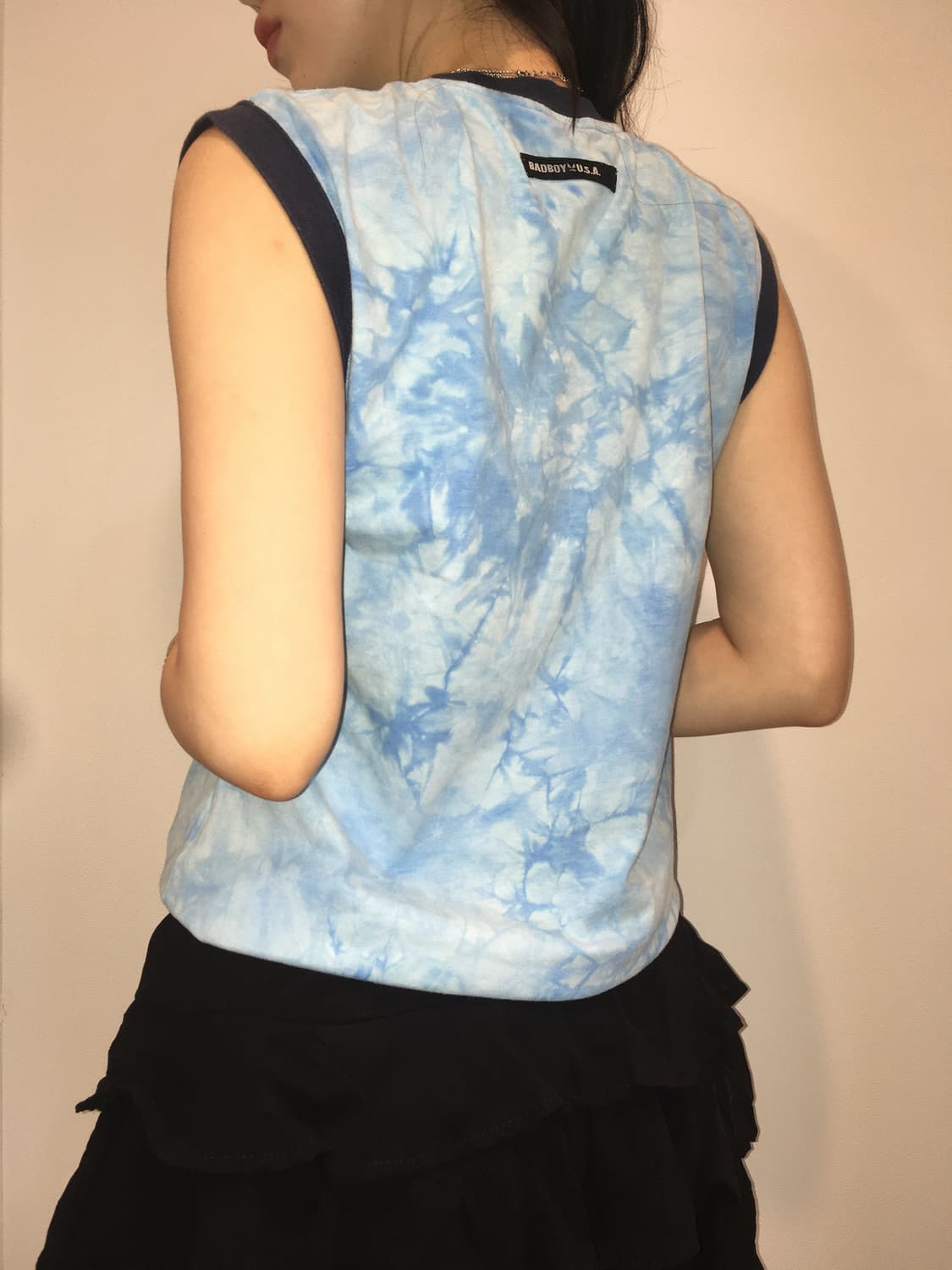 빈티지 y2k 프린팅 슬리브리스 상품이미지10